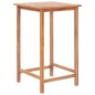 vidaXL Set mesa y sillas de bar de jardín 3 pzas madera maciza roble vidaXL Set mesa y sillas de bar de jardín 3 pzas madera maciza roble