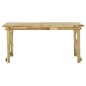 vidaXL Mesa de jardín de madera 160x79x75 cm vidaXL Mesa de jardín de madera 160x79x75 cm