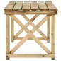 vidaXL Mesa de jardín de madera 160x79x75 cm vidaXL Mesa de jardín de madera 160x79x75 cm