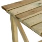 vidaXL Mesa de jardín de madera 160x79x75 cm vidaXL Mesa de jardín de madera 160x79x75 cm
