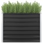 vidaXL Arriate de acero galvanizado gris antracita 100x40x77 cm vidaXL Arriate de acero galvanizado gris antracita 100x40x77 cm