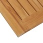 vidaXL Tumbona de madera maciza de teca y acero inoxidable vidaXL Tumbona de madera maciza de teca y acero inoxidable
