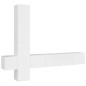 vidaXL Set de muebles de TV 5 pzas madera contrachapada blanco brillo vidaXL Set de muebles de TV 5 pzas madera contrachapada blanco brillo