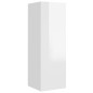 vidaXL Set de muebles de TV 5 pzas madera contrachapada blanco brillo vidaXL Set de muebles de TV 5 pzas madera contrachapada blanco brillo