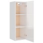 vidaXL Set de muebles de TV 5 pzas madera contrachapada blanco brillo vidaXL Set de muebles de TV 5 pzas madera contrachapada blanco brillo
