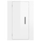 vidaXL Muebles para TV de pared 2 uds blanco brillante 40x34,5x60 cm