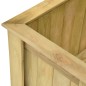 vidaXL Arriate de madera de pino impregnada 196x100x50 cm vidaXL Arriate de madera de pino impregnada 196x100x50 cm