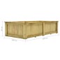 vidaXL Arriate de madera de pino impregnada 196x100x50 cm vidaXL Arriate de madera de pino impregnada 196x100x50 cm