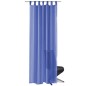 vidaXL Cortinas de gasa 2 unidades 140x175 cm azul real vidaXL Cortinas de gasa 2 unidades 140x175 cm azul real