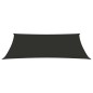 vidaXL Toldo de vela rectangular tela Oxford gris antracita 5x8 m