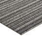 vidaXL Baldosa de suelo de moqueta 20 uds 5m² 50x50cm antracita rayada