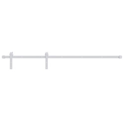 vidaXL Kit herrajes para puertas correderas de acero blanco 200 cm