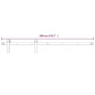 vidaXL Kit herrajes para puertas correderas de acero blanco 200 cm vidaXL Kit herrajes para puertas correderas de acero blanco 200 cm