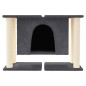 vidaXL Rascador para gatos con postes de sisal gris oscuro 50 cm vidaXL Rascador para gatos con postes de sisal gris oscuro 50 cm