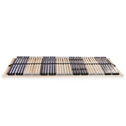 vidaXL Somier de láminas con 42 listones de 7 regiones 70x200 cm