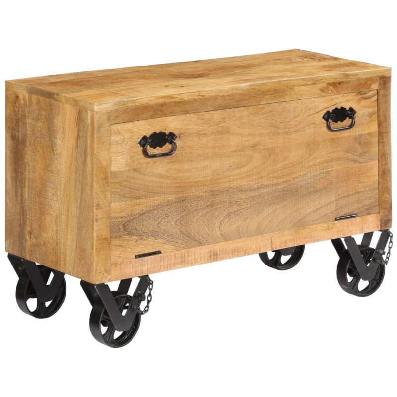 vidaXL Zapatero madera maciza de mango 86x35x55 cm vidaXL Zapatero madera maciza de mango 86x35x55 cm
