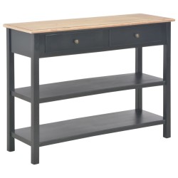 vidaXL Aparador de MDF 110x35x80 cm negro