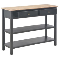 vidaXL Aparador de MDF 110x35x80 cm negro