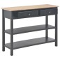vidaXL Aparador de MDF 110x35x80 cm negro