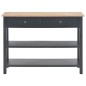 vidaXL Aparador de MDF 110x35x80 cm negro