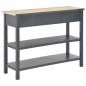 vidaXL Aparador de MDF 110x35x80 cm negro