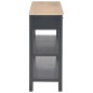 vidaXL Aparador de MDF 110x35x80 cm negro