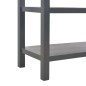 vidaXL Aparador de MDF 110x35x80 cm negro