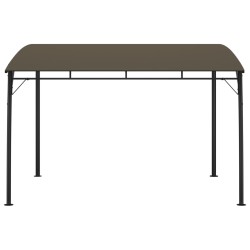 vidaXL Toldo parasol de jardín gris taupe 3x3x2,55 m