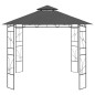 vidaXL Cenador gris antracita 3x3x2,7 m 160 g/m²