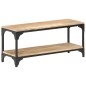 vidaXL Mesa de centro de madera maciza de mango 90x30x40 cm