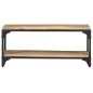 vidaXL Mesa de centro de madera maciza de mango 90x30x40 cm