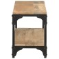 vidaXL Mesa de centro de madera maciza de mango 90x30x40 cm