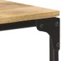 vidaXL Mesa de centro de madera maciza de mango 90x30x40 cm