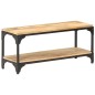 vidaXL Mesa de centro de madera maciza de mango 90x30x40 cm