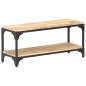 vidaXL Mesa de centro de madera maciza de mango 90x30x40 cm