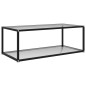 vidaXL Mesa de centro transparente vidrio templado 100x50x35 cm vidaXL Mesa de centro transparente vidrio templado 100x50x35 cm