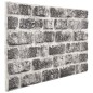 vidaXL Paneles de pared 3D 10 uds diseño de ladrillo EPS gris oscuro vidaXL Paneles de pared 3D 10 uds diseño de ladrillo EPS gris oscuro