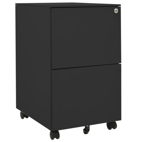 vidaXL Armario archivador acero gris antracita 39x45x67 cm