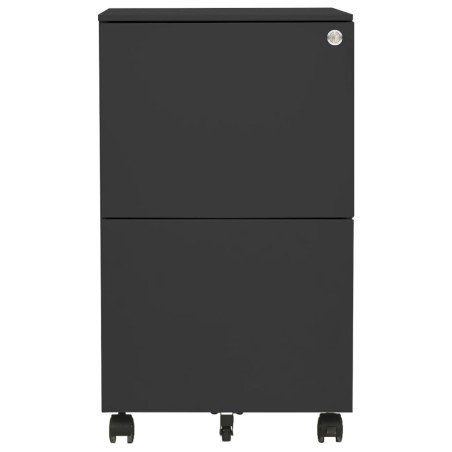 vidaXL Armario archivador acero gris antracita 39x45x67 cm