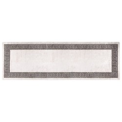 vidaXL Alfombra lavable antideslizante beige claro 80x300 cm