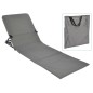 HI Esterilla silla plegable de playa PVC gris HI Esterilla silla plegable de playa PVC gris