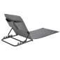 HI Esterilla silla plegable de playa PVC gris HI Esterilla silla plegable de playa PVC gris