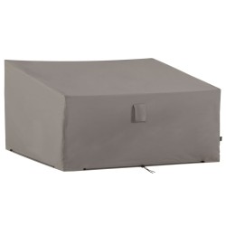 Madison Funda de banco de jardín gris 130x75x65 cm 