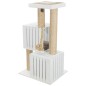 TRIXIE Poste rascador para gatos BE NORDIC Skadi blanco y arena TRIXIE Poste rascador para gatos BE NORDIC Skadi blanco y arena