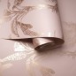DUTCH WALLCOVERINGS Papel pintado árboles tropicales rosa