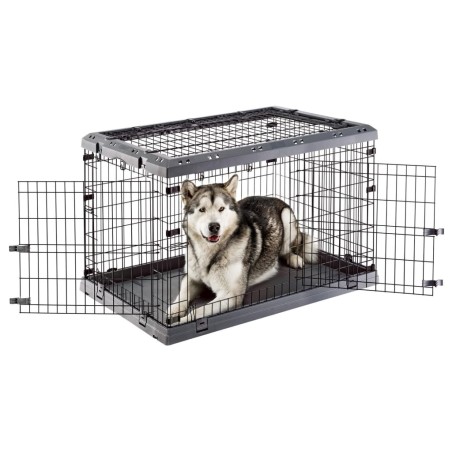 Ferplast Jaula para perros Superior 105 negro 107x77x73,5 cm