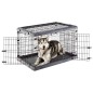 Ferplast Jaula para perros Superior 105 negro 107x77x73,5 cm