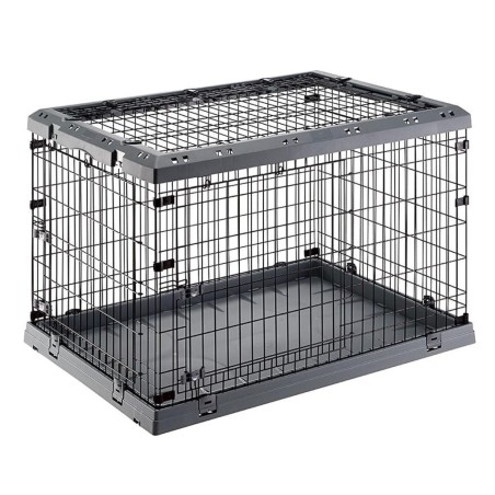 Ferplast Jaula para perros Superior 105 negro 107x77x73,5 cm