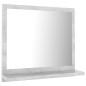 vidaXL Espejo de baño madera contrachapada gris hormigón 40x10,5x37 cm vidaXL Espejo de baño madera contrachapada gris hormigón 40x10,5x37 cm