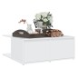 vidaXL Mesa de centro madera contrachapada blanco 80x80x31 cm vidaXL Mesa de centro madera contrachapada blanco 80x80x31 cm